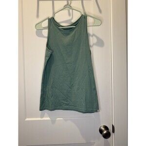 Women’s Pact Organic Cotton Athleisure Lightweight Crewneck Tank Top Green XS